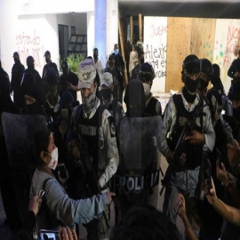 AMLO pide aclarar hoy agresión policial en manifestación de Cancún