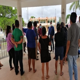 Exigen ex trabajadores liquidación al Ayuntamiento de Felipe Carrillo Puerto