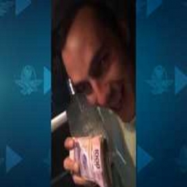 Difunden video de militante del PVEM con fajo de billetes y tequila
