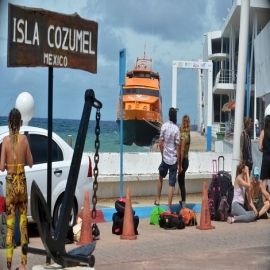 Cozumel: Barcos sufren caída en el flujo de pasajeros