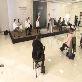AMLO “inaugura” en Cancún la “Nueva Normalidad” en México