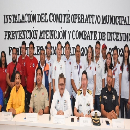 Instala gobierno de Laura Fernández el Comité Municipal Contra Incendios Forestales