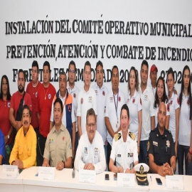 Instala gobierno de Laura Fernández el Comité Municipal Contra Incendios Forestales