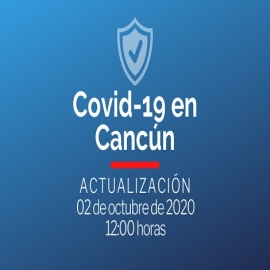 Casos coronavirus en Cancún, hoy 02 de octubre de 2020