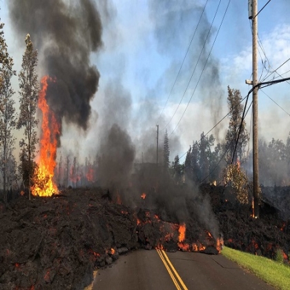 La aterradora pero hipnótica erupción del volcán Kilauea en Hawái