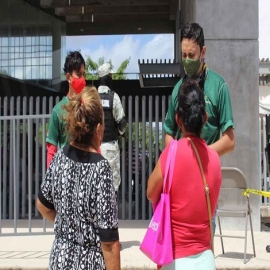 Playa del Carmen: Pocos adultos buscan la vacuna contra Covid-19