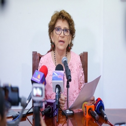 La secretaria General de Gobierno, María Fritz Sierra, refrenda respeto al derecho de manifestarse libremente