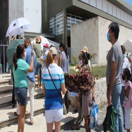 Playa del Carmen: Acuden más de tres mil personas de 50 a 59 años a vacunarse contra Covid