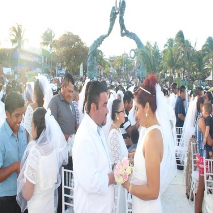 Playa del Carmen: Suman 70 parejas para bodas colectivas