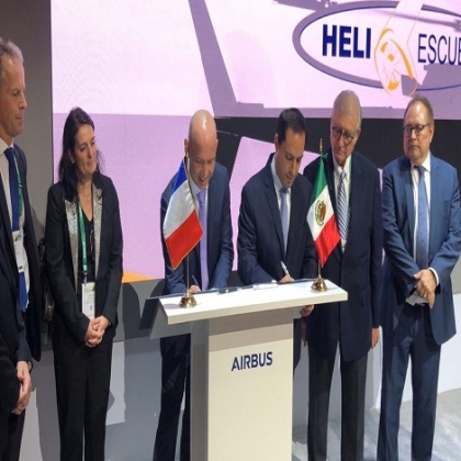 El Gobernador Mauricio Vila Dosal firma acuerdo con Airbus para establecer una escuela de pilotos de helicópteros en Yucatán