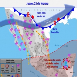 Clima hoy para Cancún y Quintana Roo 25 de febrero de 2021