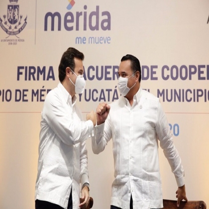 Mérida y Cozumel firman acuerdo de cooperación para dar mayor impulso a la reactivación económica de ambos municipios