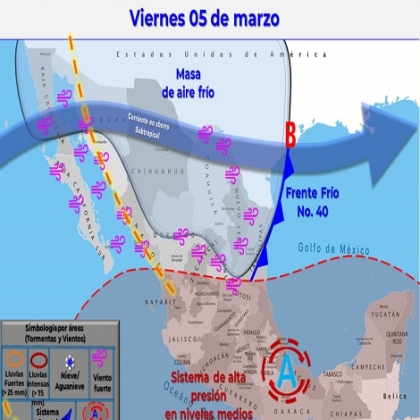 Clima hoy para Cancún y Quintana Roo 5 de marzo de 2021