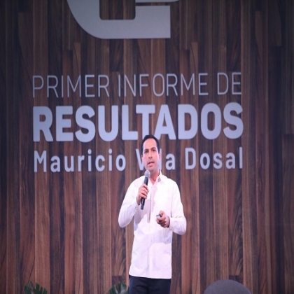 Con un llamado a la unidad, presenta el Gobernador Mauricio Vila Dosal su Primer Informe de Resultados