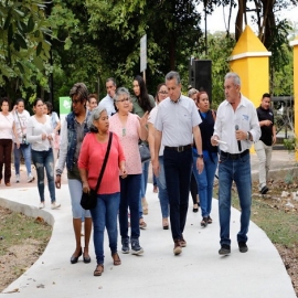 El Alcalde Alejandro Ruz Castro entregó el parque Colonial Anikabil que conecta Animaya - Hacienda Anikabil - Parque Arqueobotánico