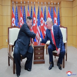 Donald Trump dijo que está “contento” de que Kim Jong-un esté “de regreso, y bien”