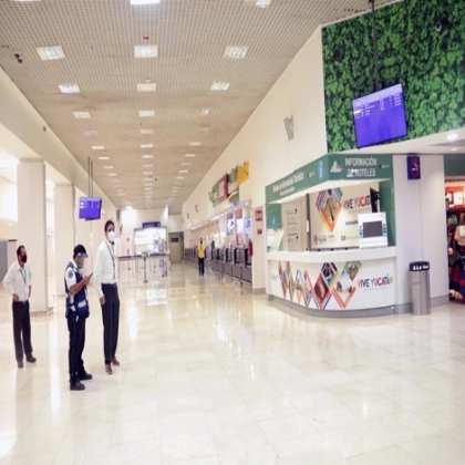 Continúa con leve ascenso la recuperación aeroportuaria en Yucatán