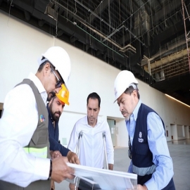 El Gobernador Mauricio Vila Dosal supervisó la obra de remodelación y ampliación del Centro de Convenciones y Exposiciones Yucatán Siglo XXI, la cual ya está en su etapa final