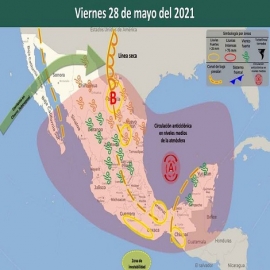 Clima para Cancún y Quintana Roo 28 de mayo de 2021