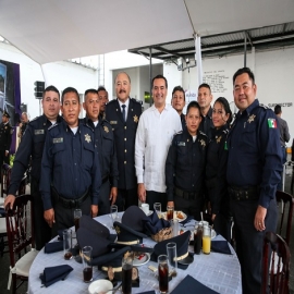 El alcalde Renán Barrera exhorta a no bajar la guardia en materia de seguridad para mantener a Mérida en el primer lugar nacional en este aspecto