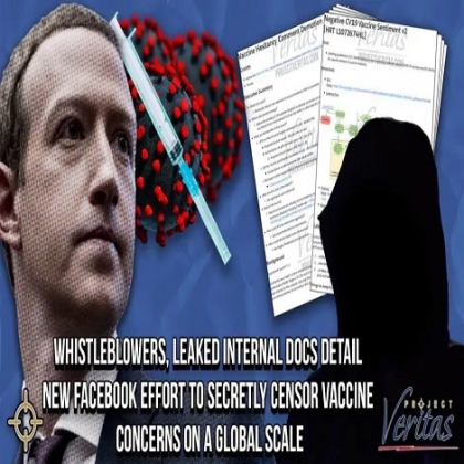 BREAKING: Los denunciantes de Facebook exponen DOCUMENTOS INTERNOS FUGADOS que detallan un nuevo esfuerzo para censurar en secreto las preocupaciones sobre las vacunas a escala mundial