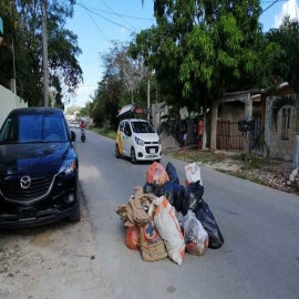 Incumplen servicio de recoja de basura en Felipe Carrillo Puerto