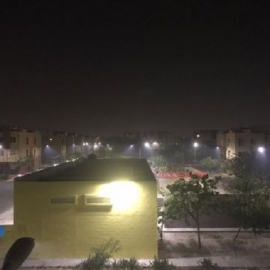 Neblina de humo ahoga a gente de Cancún durante la madrugada