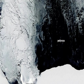 Aparece y desaparece: arrojan luz sobre el comportamiento de un enorme agujero en el hielo antártico