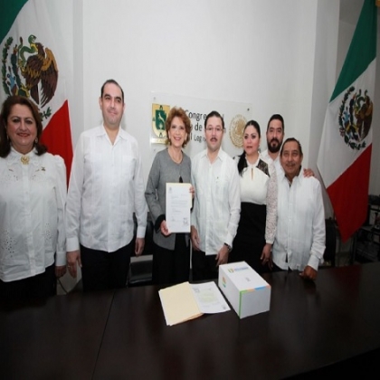 Secretaria General de Gobierno, María Fritz Sierra, entrega Primer Informe de Resultados al Congreso del Estado