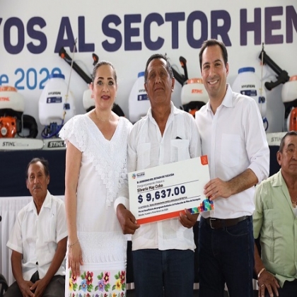 El Gobernador Mauricio Vila Dosal otorga fuerte impulso a la producción de henequén