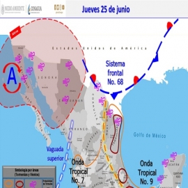 Clima hoy para Cancún y Quintana Roo 25 de junio de 2020