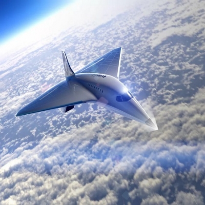 Así luce el avión supersónico de Virgin Galactic que superará los 3.700 km/h