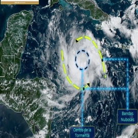 Protección Civil de Quintana Roo emite alerta azul por tormenta tropical “Nana”