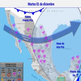 Clima hoy para Cancún y Quintana Roo 1 de diciembre de 2020