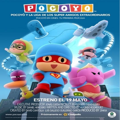 Pocoyó se estrena en cines el 11 de mayo