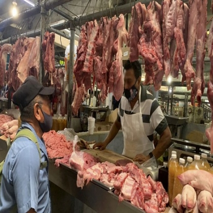 A punto de llegar a los 100 pesos el kilo de carne de cerdo